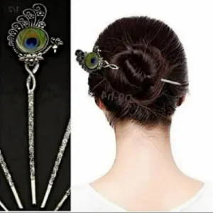 PEACOCK HAIR STICK