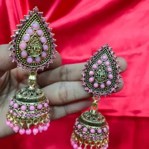 RAJKOT BABY PINK JHUMKI