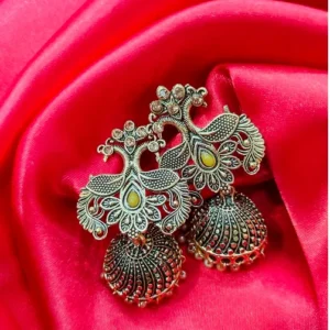 RAJKOT PEARL PEACOCK EARRING