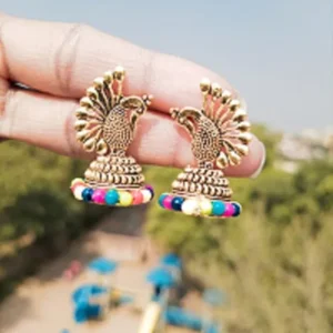 RAJKOT MULTI BEAD SMALL JHUMKI