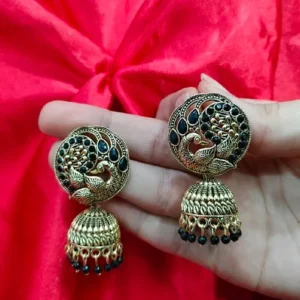 SHALLAVI STONE JHUMKA