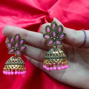 RAJKOT STONE JHUMKA