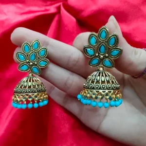 RAJKOT STONE JHUMKA